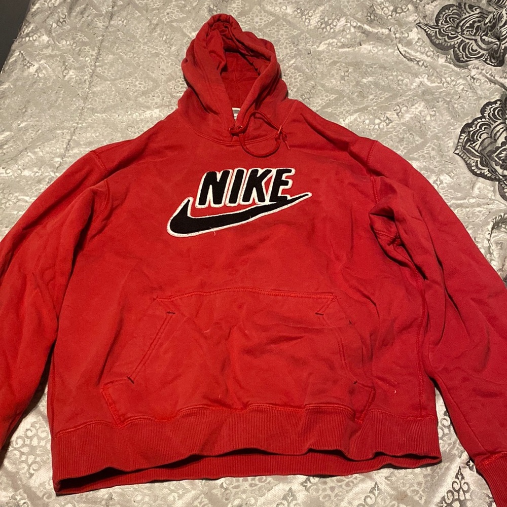 Vintage Nike red hoodie